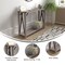 Flash Furniture 43 W, 11.5 L, 30 H, Engineered Wood, Gray Wash ZG-038-GY-GG - alternate 5